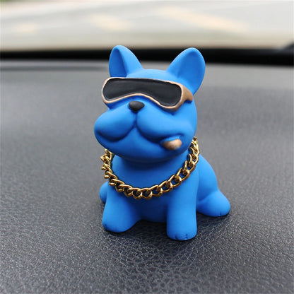 bulldog car ornament